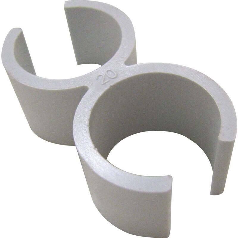 Fixation de tube irl fast-ring gris ing Ø16 mm Ing Fixation s A854010