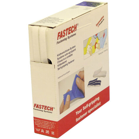 FASTECH® B10-SKL000010 Klettband zum Aufkleben Hotmelt Haft- und Flauschteil (L x B) 10 m x 10 mm We