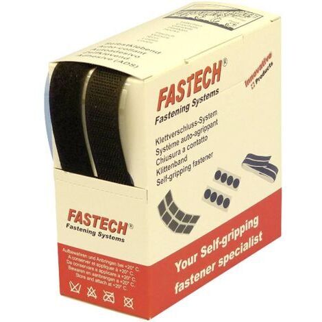 FASTECH® B20-SKL999905 Klettband zum Aufkleben Hotmelt Haft- und Flauschteil (L x B) 5000 mm x 20 mm