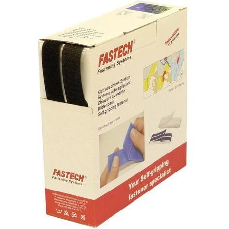 FASTECH® B20-SKL999910 Klettband zum Aufkleben Hotmelt Haft- und Flauschteil (L x B) 10000 mm x 20 m
