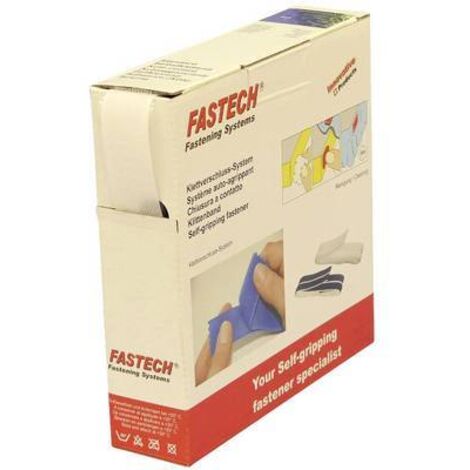 FASTECH® B25-SKL01000010 Bande auto-agrippante hotmelt à coller partie crochets (L x l) 10 m x 25 mm