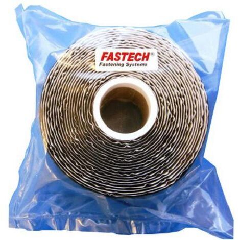 FASTECH® T0105099990305 Klettband zum Aufkleben Hotmelt Haftteil (L x B) 5000 mm x 50 mm Schwarz 1 S
