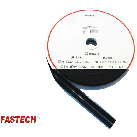 FASTECH® T0401099990325 Klettband zum Aufkleben Hotmelt Haft- und Flauschteil (L x B) 25000 mm x 10
