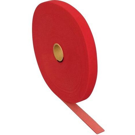 FASTECH® T0601513391125  Klettband zum Bündeln Haft- und Flauschteil (L x B) 25000 mm x 15 mm Rot 25