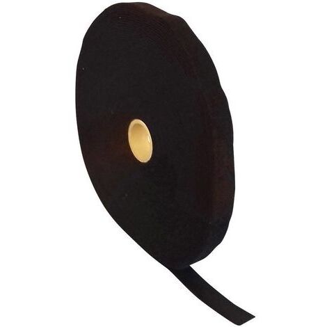 FASTECH® T0602599991125  Klettband zum Bündeln Haft- und Flauschteil (L x B) 25000 mm x 25 mm Schwar
