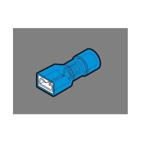 Faston femmina 1,5–2,5mm² isolato terminale per quadri CEMBF-F608