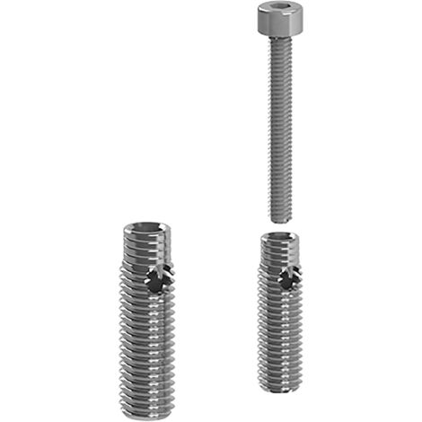 Fath Automatik Stoßverbinder Item System passend zu Aluprofil 40x40 Nut 8 - Scharnier, Zinkdruckguss