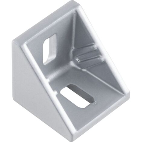 Fath Eckwinkel 30x30 Item System für Aluprofile und Flächenelemente mit Nut 6, Zinkdruckguss pulverbeschichtet