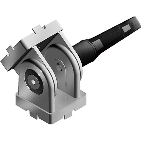 Fath Gelenk mit Klemmhebel Item System passend zu Aluprofil 30x30 Nut 6 - Scharnier, Zinkdruckguss