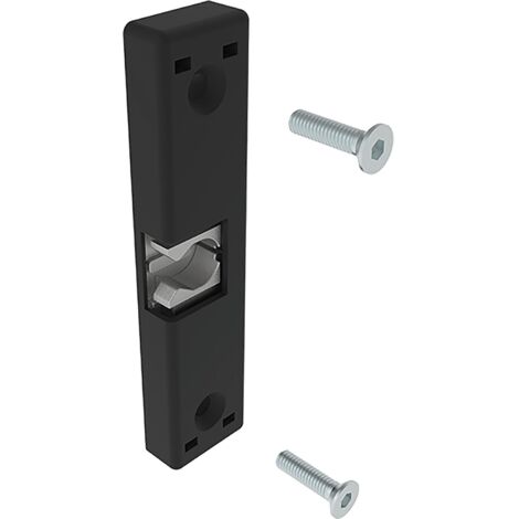 Fath Türschnäpper Item System - Schnellverschluss für Schwenktüren Nutprofil 12mm, schwarz