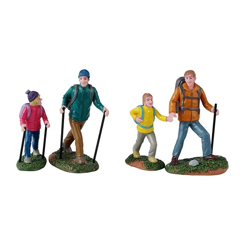 Lemax Father And Daughter Hikers Set Of 4 Art.-nr. 42313