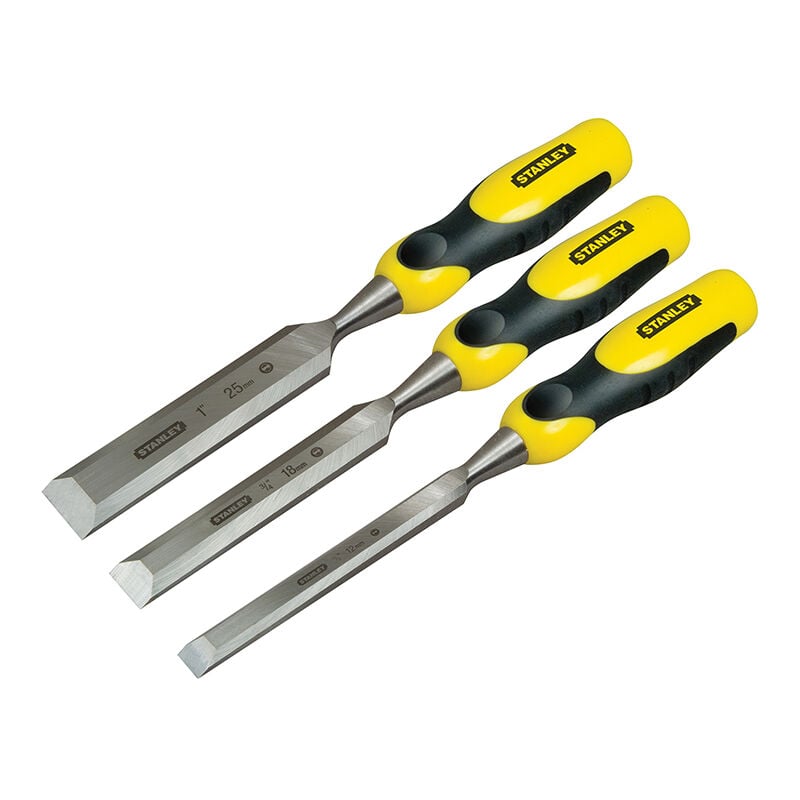 Stanley - dynagrip™ Bevel Edge Chisel with Strike Cap Set, 3 Piece STA216883