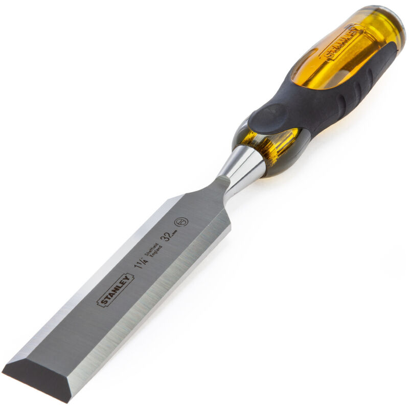Stanley - FatMax 016263 Bevel Edge Chisel with Thru Tang 32mm (1.1/4in)