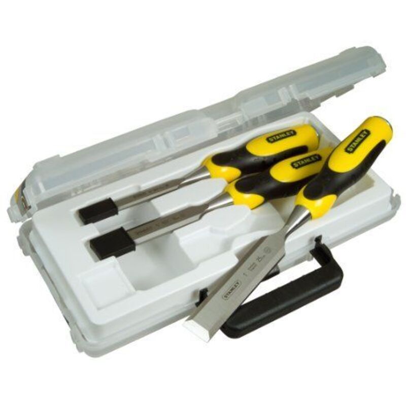 Stanley - dynagrip™ Bevel Edge Chisel with Strike Cap Set, 3 Piece STA216883