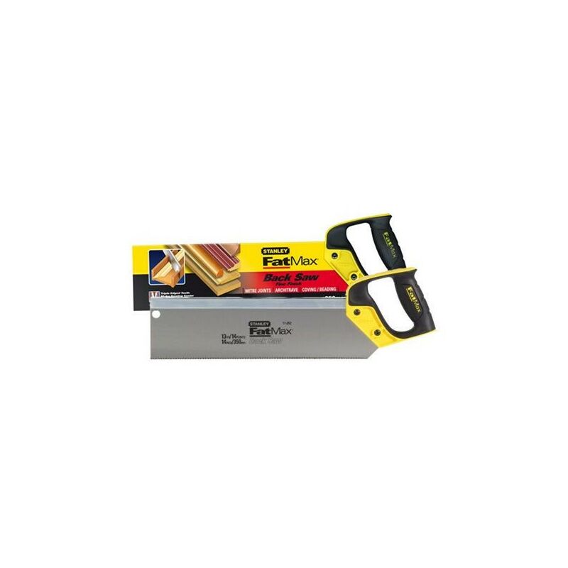 Fatmax Tenon Hand Saw Jetcut 13TPI Fine Cut 350mm 14 2-17-202 STA217202 - Stanley