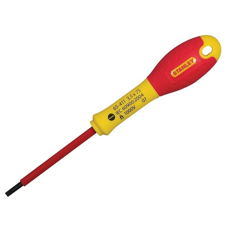 Tools Fatmax Vde Insulated Screwdriver Parallel Tip 2.5 x 50Mm - Stanley