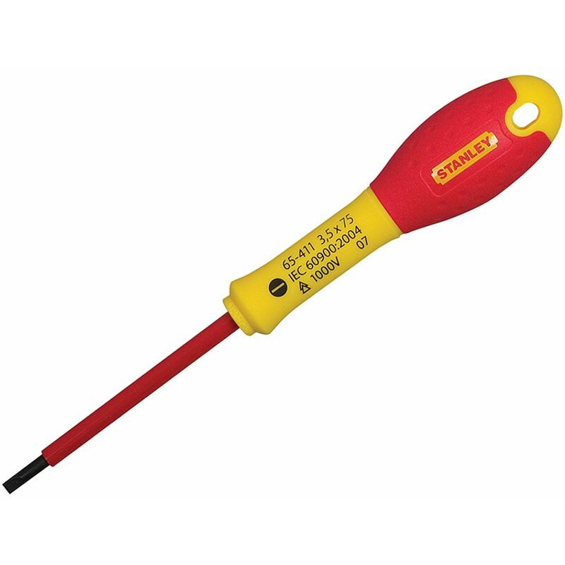 Stanley - Tools Fatmax Vde Insulated Screwdriver Parallel Tip 2.5 x 50Mm