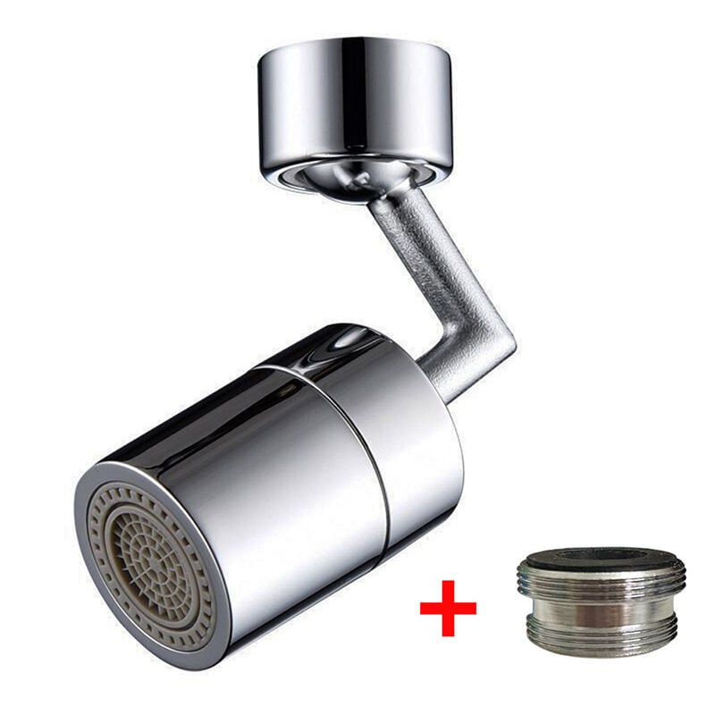 Faucet Aerators Brass 720° Rotation, Aerator with Dual Function for Spray Foam Aerator Kitchen, Bathroom, Faucets with M22 External Thread Nozzle(1