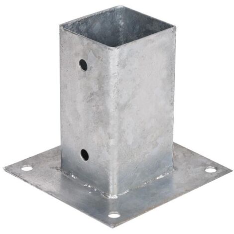 Faura - Faura - Anclaje de acero galvanizado - Cuadrado  12 x 12 / 16 / 17,5 x 17,5 cm. ()  12 x 12 / 16 / 17,5 x 17,5 cm.  12 x 12 / 16 / 17,5 x 17,5 cm. -