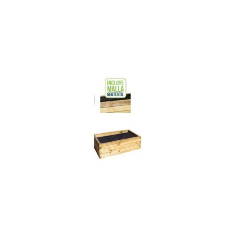 Faura - FAURA - Macetero de Madera Rectangular  Grande -   Grande -