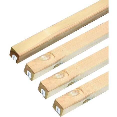 Faura - Faura - Poste de madera cuadrado 7x7x80 cm. () 7x7x80 cm. 7x7x80 cm. -