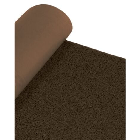 Faura - Felpudo Rizos con Base - Metro Lineal Marrón