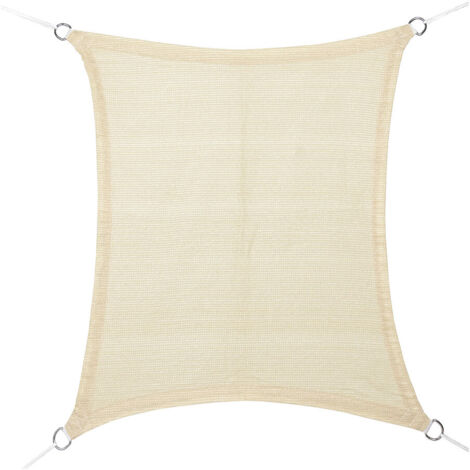 Faura - Rechteckige Segel Schatten Beige 150gr./m2  4 x 6 Meter -