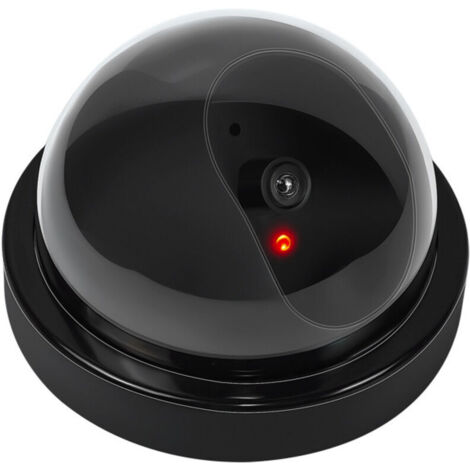 Fausse caméra de sécurité avec Lampe LED Clignotante