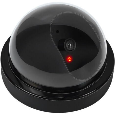 Fausse Caméra de Sécurité avec Voyant LED Clignotant – Design Réaliste, Alimentation par Piles, Idéal pour Détournement & Prévention