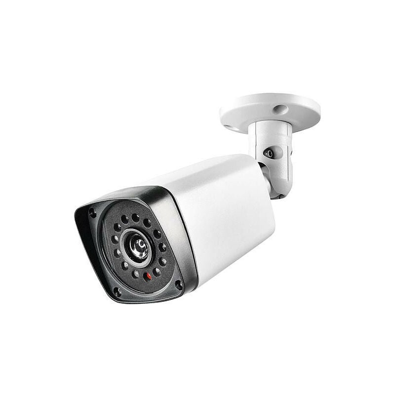 Banyo - Fausse camera KA20 pour interieur et exterieur + voyant clignotant et etiquette d'avertissement
