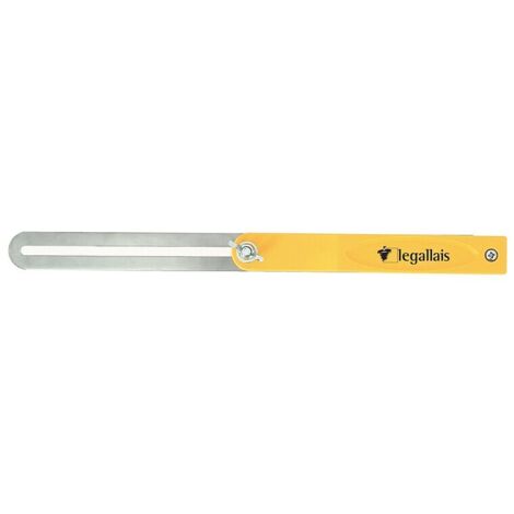 Fausse équerre à coulisse 20 cm - talon plastique Ilette - SOFOP