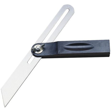 Fausse équerre à coulisse 250mm talon ABS - Wilmart