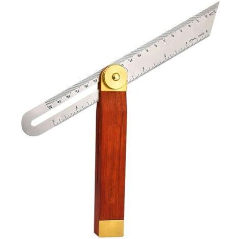 Fausse Equerre,Biseau Multi-Angle En Acier Inoxydable Ajustable,Angle De Charpentier,Equerre Angle Menuisier,Multi Equerres Menuisier Ajustable, Biseau Multi-Angle Pour Menuiserie,Travaux à Dom