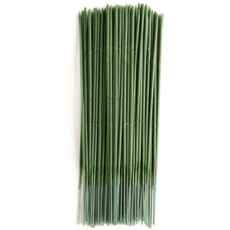 Fausses fleurs artificielles en plastique pour bouquet de fleurs et tiges de jardinage, fil floral,Plante artificielle, (17cm)Lot de 100