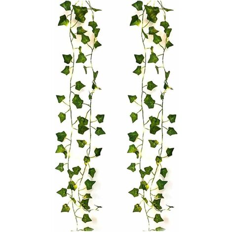 Randaco Lierre Artificielle Plantes Guirlande Vigne 12 Pcs 2.4m Exterieur  Décoration pour Célébration, Mariage