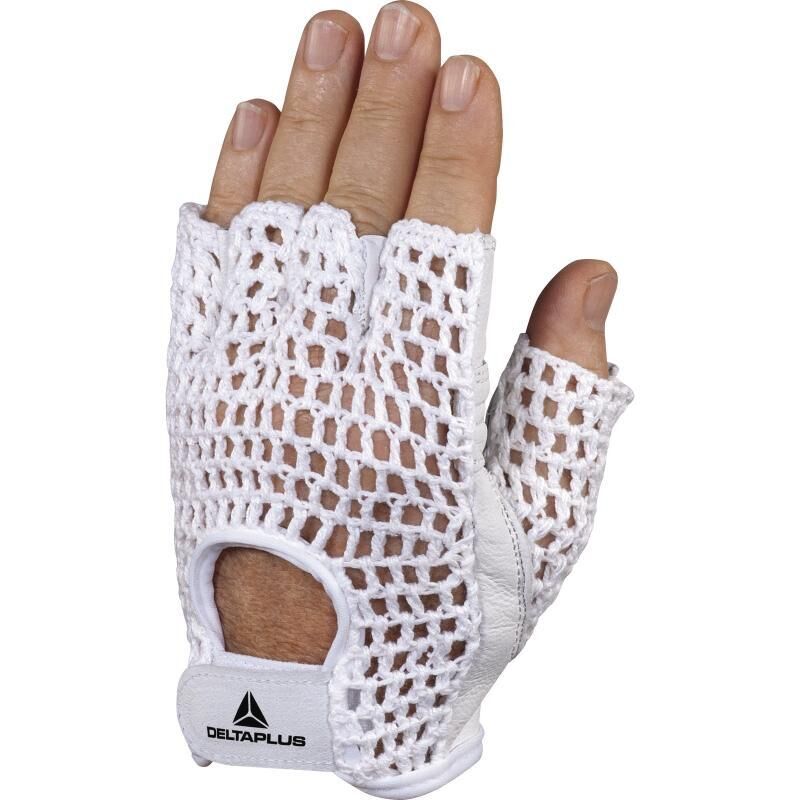 Mitaine Delta Plus Fleur Agneau Dessus Crochet Coton -50mac0 T8