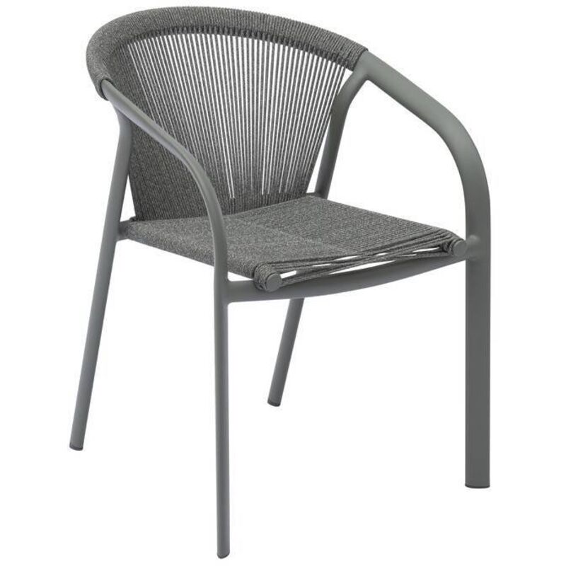Fauteuil de jardin empilable Riu vert laurier - Hespéride