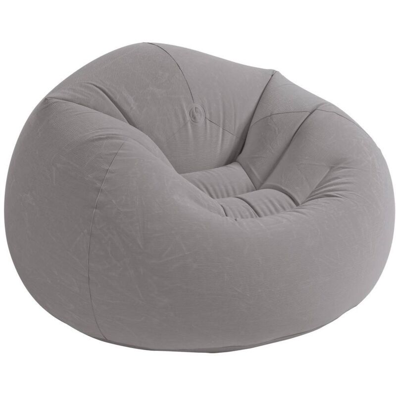 68579NP beanless bag Fauteuil (l x l x h) 114 x 114 x 71 cm gris - Intex