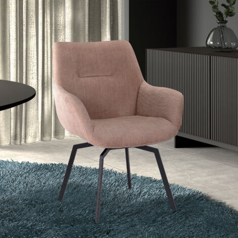 Fauteuil 63x63x84 cm en velours cotelé beige