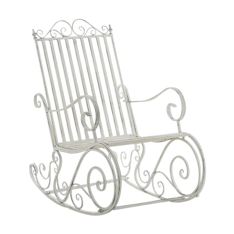 CLP - Rustique rustique rustique rustique rustique détente chaise diverses couleurs Couleur : Blanc antique