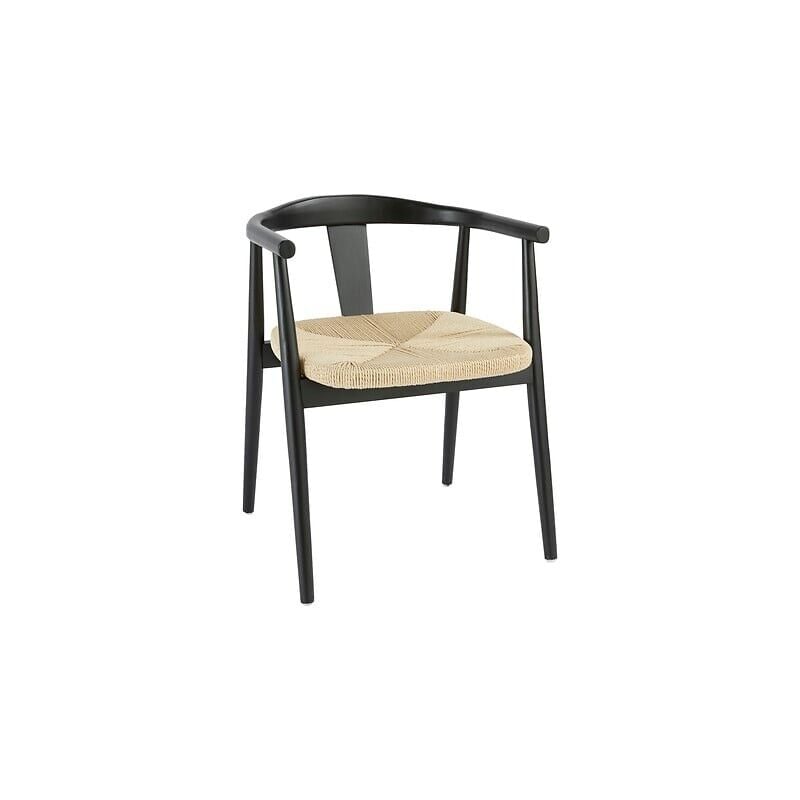 Fauteuil De Dîner En Bois Yamato Noir Atmosphera
