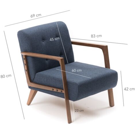 Fauteuil à oreilles, fauteuil, meubles rembourrés
