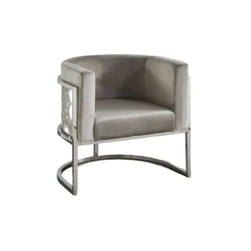 Fauteuil ALVEOLES velours Moka