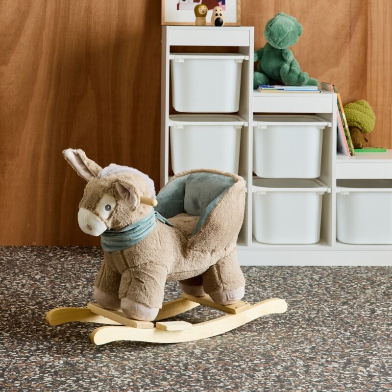 Fauteuil âne à bascule pour enfant