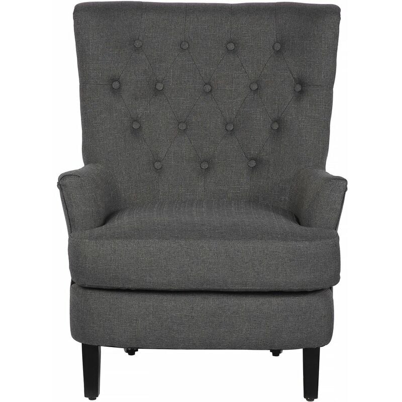 Habitat Et Jardin - Fauteuil 'Arhus' - 1 place - Gris foncé