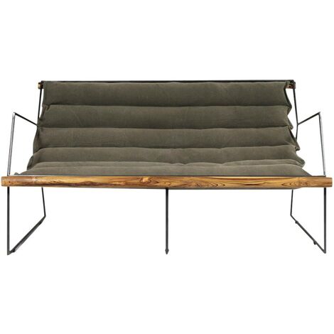 Fauteuil assise suspendue kaki 2 places Rosalie - Kaki