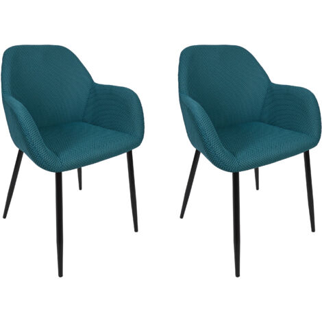 Fauteuil Atome Bleu - Lot De 2