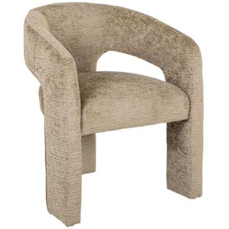 Fauteuil Belle Desert Fusion ignifuge Richmond - Beige sable élégant et raffiné