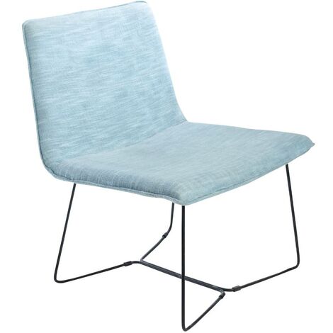 Fauteuil bleu Isaure