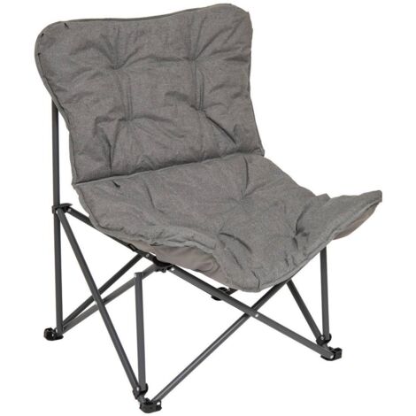 Fauteuil camping pliable gris - 5five